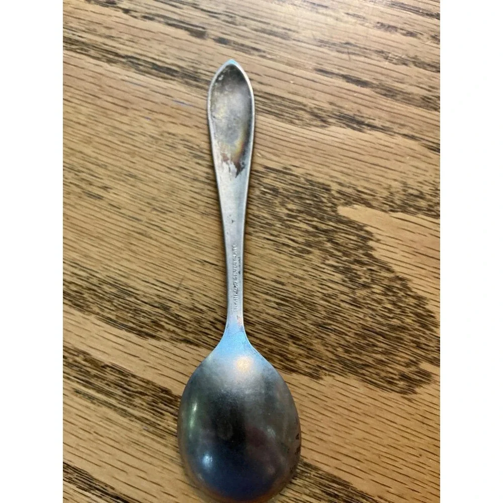 Vintage Mickey Mouse Branford Silver Plate Collectible Spoon Disney Silverware